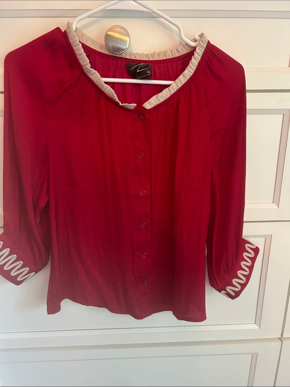 Naked Zebra red top